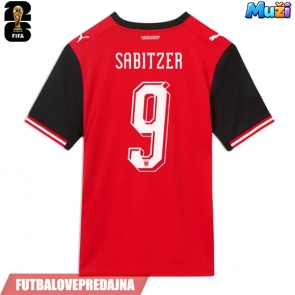 Lacne Muži Futbalové dres Rakúsko Marcel Sabitzer #9 MS 2026 Krátky Rukáv - Domáci